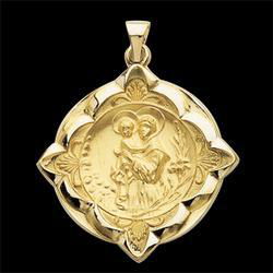 14K Yellow Gold St. Anthony Medalyellow 