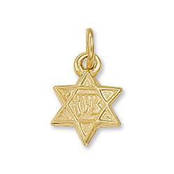 14K Yellow Gold Star Of David Pendantyellow 
