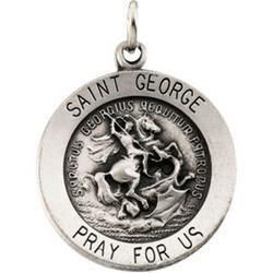 14K Yellow Gold St. George Medalyellow 