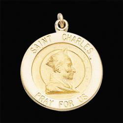 14K Yellow Gold St. Charles Medalyellow 