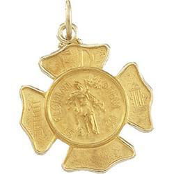 Sterling Silver St. Florian Medalsterling 