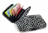 Aluminum Wallet - Zebra
