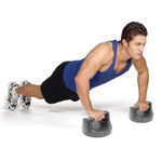 Rotating Push Up Bar Handles – 360° Wrist Support, Non-Slip Base & Ergonomic Grip for Upper Body Strength Training