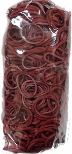 Loom 600Ct Rubber Band Refill -Burgundy + 25 S-Clips