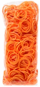 Loom 600Ct Rubber Band Refill - Neon Orange + 25 S-Clips