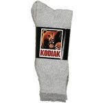 Women's Kodiak grey crew socks Case Pack 12
