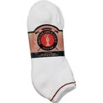 Women's White Ankle Socks Case Pack 12