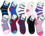 Ladies Fuzzy Ankle Socks Case Pack 120