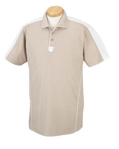 Men?s  Piped Technical Performance Polo