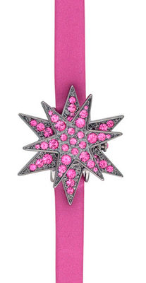 Badgley Mischka Ba-1075gmpk Elegant Star Ladies Watch