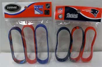 Sport Teams 3Pk Wrist Bands Case Pack 20