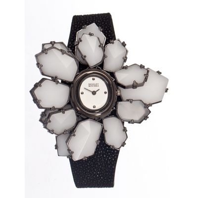 Badgley Mischka Ba-1023svbk Angela Ladies Watch