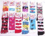 Ladies Toe Socks with Decals Case Pack 120