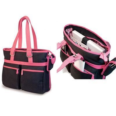Komen ECO Tote Blk w/ Pnk Trim