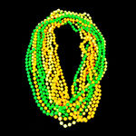 33"" 7.5 Mm Glow In The Dark Beads Case Pack 12