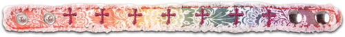 Cross Bracelet - Rainbow And Crosses