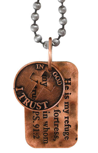 God I Trust Necklace - Christian Necklece