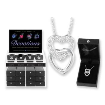 Hearts Devotions Crystal Necklace Dominique Case Pack 18