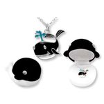 Whale Animal Necklace in Whale Box Case Pack 24