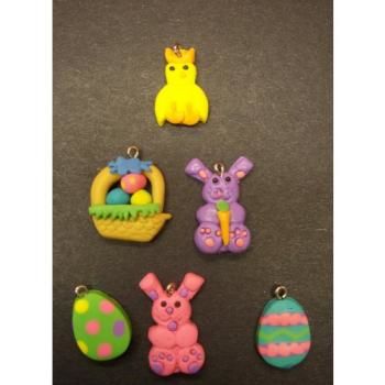 Happy Easter Fimo Charms Case Pack 2