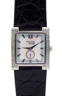 AK Anne Klein 12-1811wmbk Diamond Ladies Watch