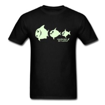 Men's Eat or be eaten T-Shirt GLOW-IN-DARK Case Pack 20