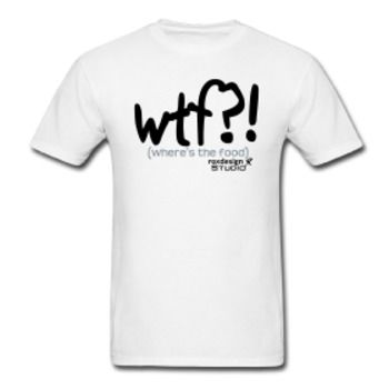 Men's wtf?! Where's the Food T-Shirt Case Pack 25
