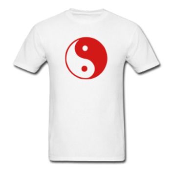 Men's Ying Yang red T-Shirt Case Pack 20