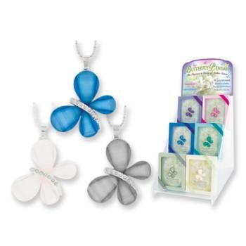 Butterfly Pendant Lead Safe Case Pack 24