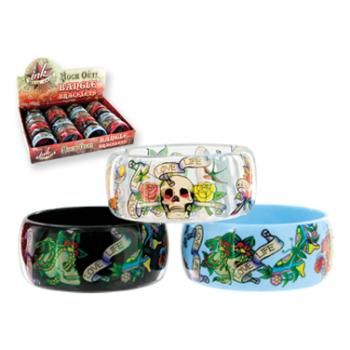 Rock Out!!! Tattoo Designed Bangles Case Pack 72