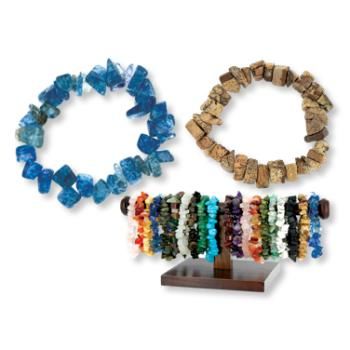 Semi-Precious Stone Stretch Bracelet Case Pack 96