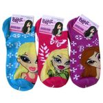 Bratz Size 9-11 Assorted Children's Ankle Socks Case Pack 12
