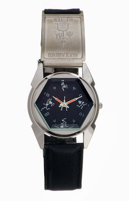 Alexander Hi Tek Raisedcrysthexbf Raised Crystal Mens Watch