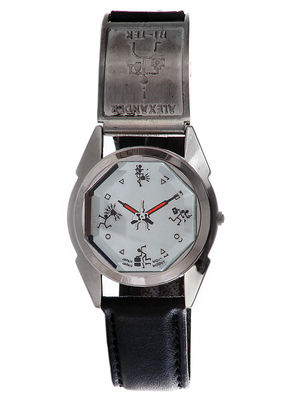 Alexander Hi Tek Raisedcrystoctmf Raised Crystal Mens Watch
