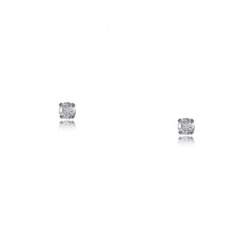 14k White Gold Diamond Stud Earrings For Girls or Ladies