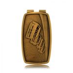 Nascar Racing Cars Money Clip Mens Gold Plated Speedway
