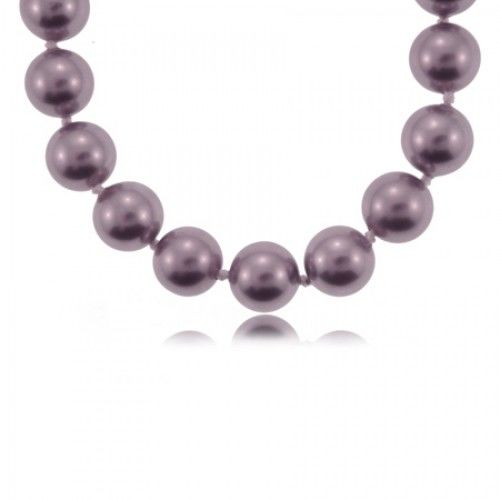 Rose Pearl Necklace Sterling Silver Pearlfection New