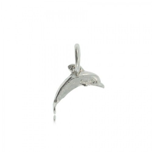 Dolphin Pendant Sterling Silver Charm Jumping Solid New