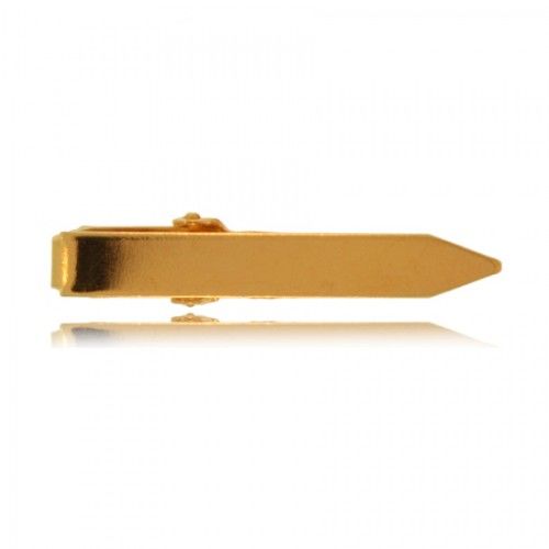 Arrow Tie Clip Gold Metal Archer Hunter Tie Clasp