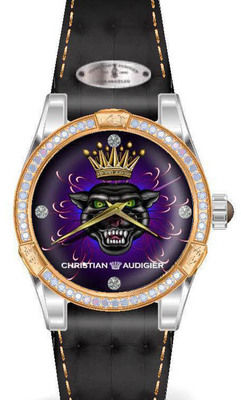 Christian Audigier Int-305 Queen Panther Ladies Watch