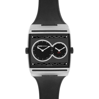 Momo Design Md1077-01bbsb-rb Dual Time Evolution Mens Watch