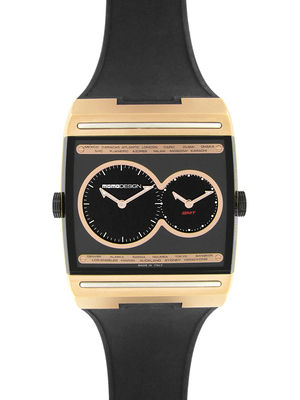 Momo Design Md1077rp-01bbrr-r Dual Time Evolution Mens Watch