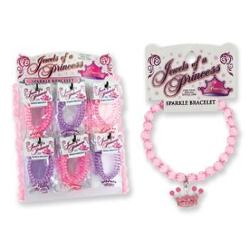 Jewels of a Princess - Sparkle Charm Bracelet Case Pack 72