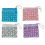 3.5In. X 4.5In. Bling Bling Stone Coin Purse Case Pack 12