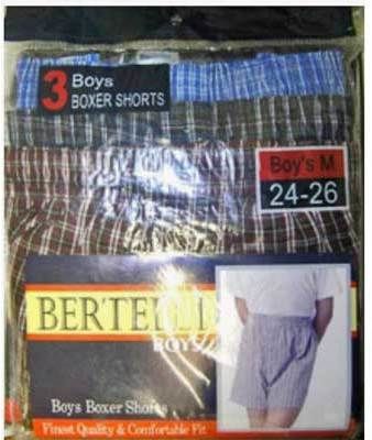 Boy's Boxers Shorts Case Pack 48