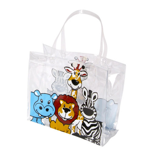 8.25"" Zoo Animal Tote Bag Case Pack 12