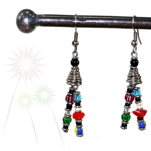 Vibrant Life Earrings (Kenya)