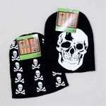 Skeleton Print Knit Skull Cap Case Pack 48