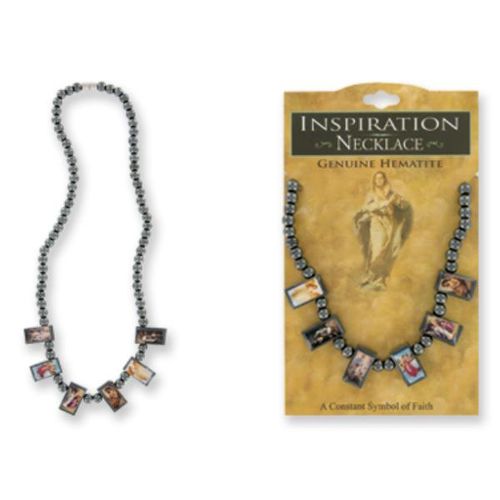 Inspirational Hematite Necklace Lead Safe Case Pack 72