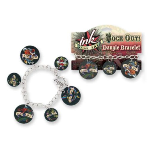 Rock Out!!! Ink Shell Dangle Bracelet Case Pack 72